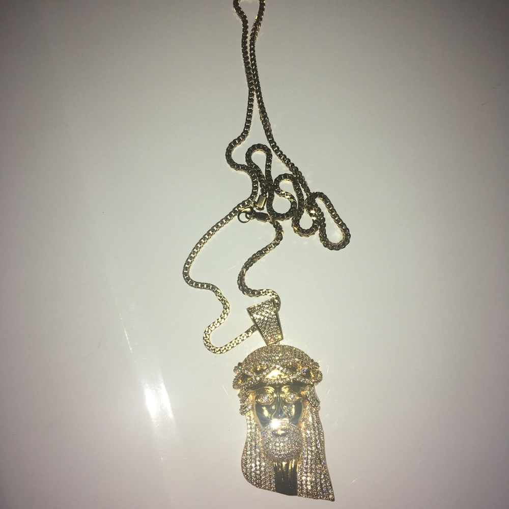 Gold Plated diamond chain